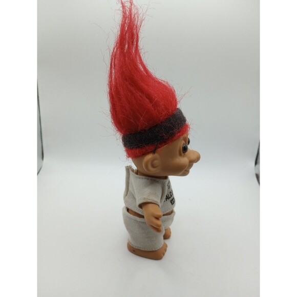 RARE NFL Team Property Of Falcons XXL Vintage 90s 5" Russ Trolls Doll Red Hair - Picture 4 of 8